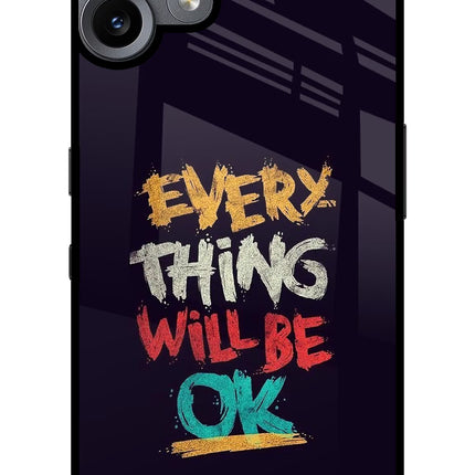 Everything Will Be Ok CMF by Nothing Phone 2 Pro Metal Case Back Cover by Casekaro