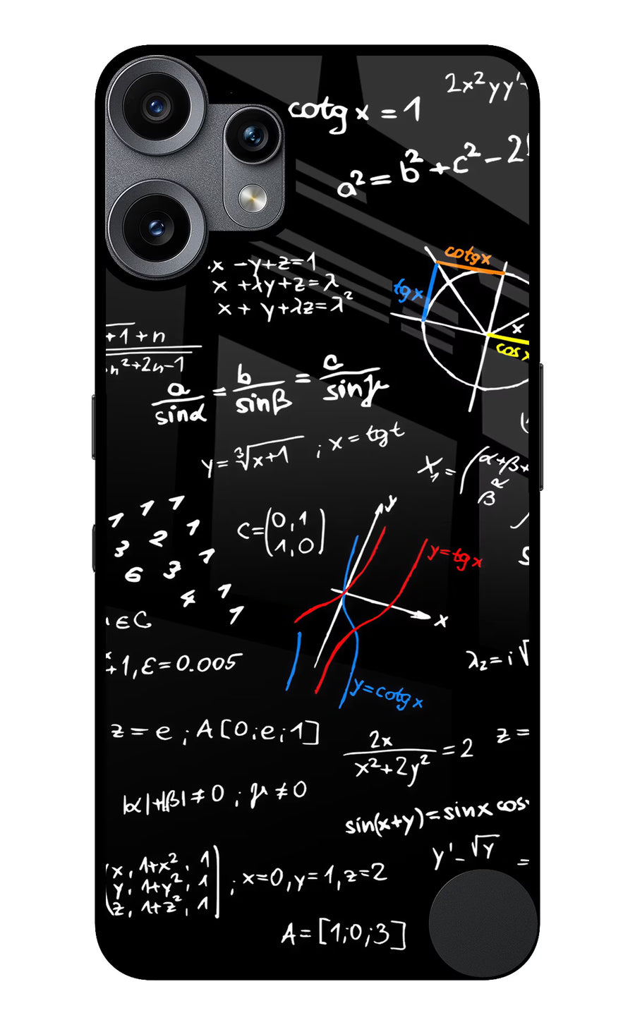 Mathematics Formula CMF by Nothing Phone 2 Pro Back Cover, Metal case