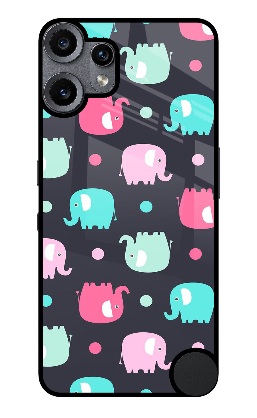 Elephants CMF by Nothing Phone 2 Pro Back Cover, Metal case