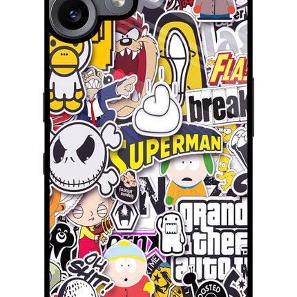 Sticker Bomb CMF by Nothing Phone 2 Pro Metal Case Back Cover by Casekaro