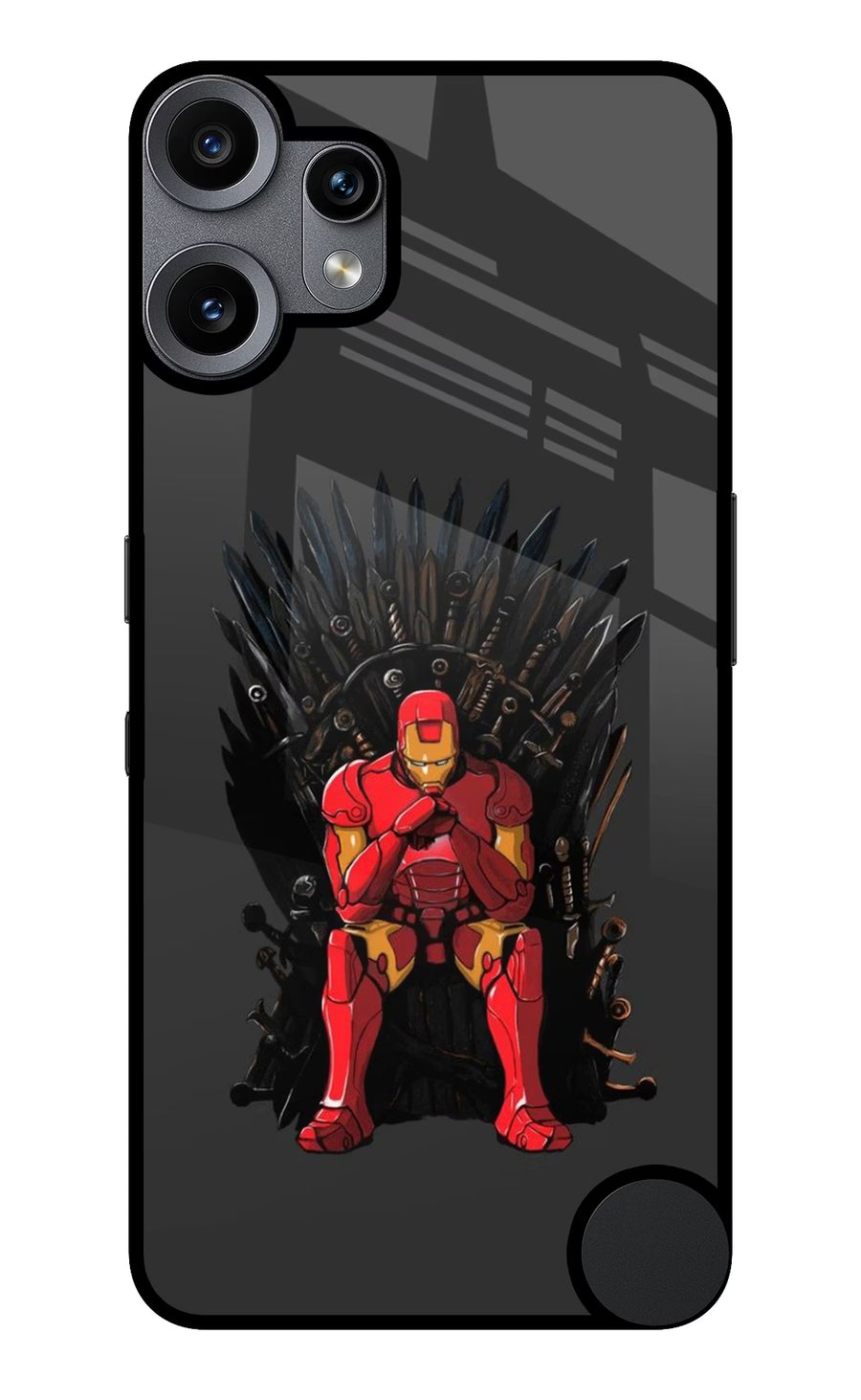 Ironman Throne CMF by Nothing Phone 2 Pro Back Cover, Metal case