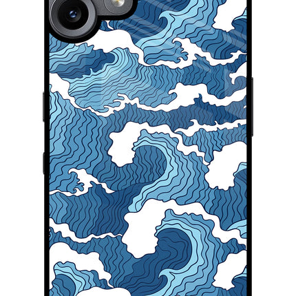 Blue Waves CMF by Nothing Phone 2 Pro Metal Case Back Cover by Casekaro