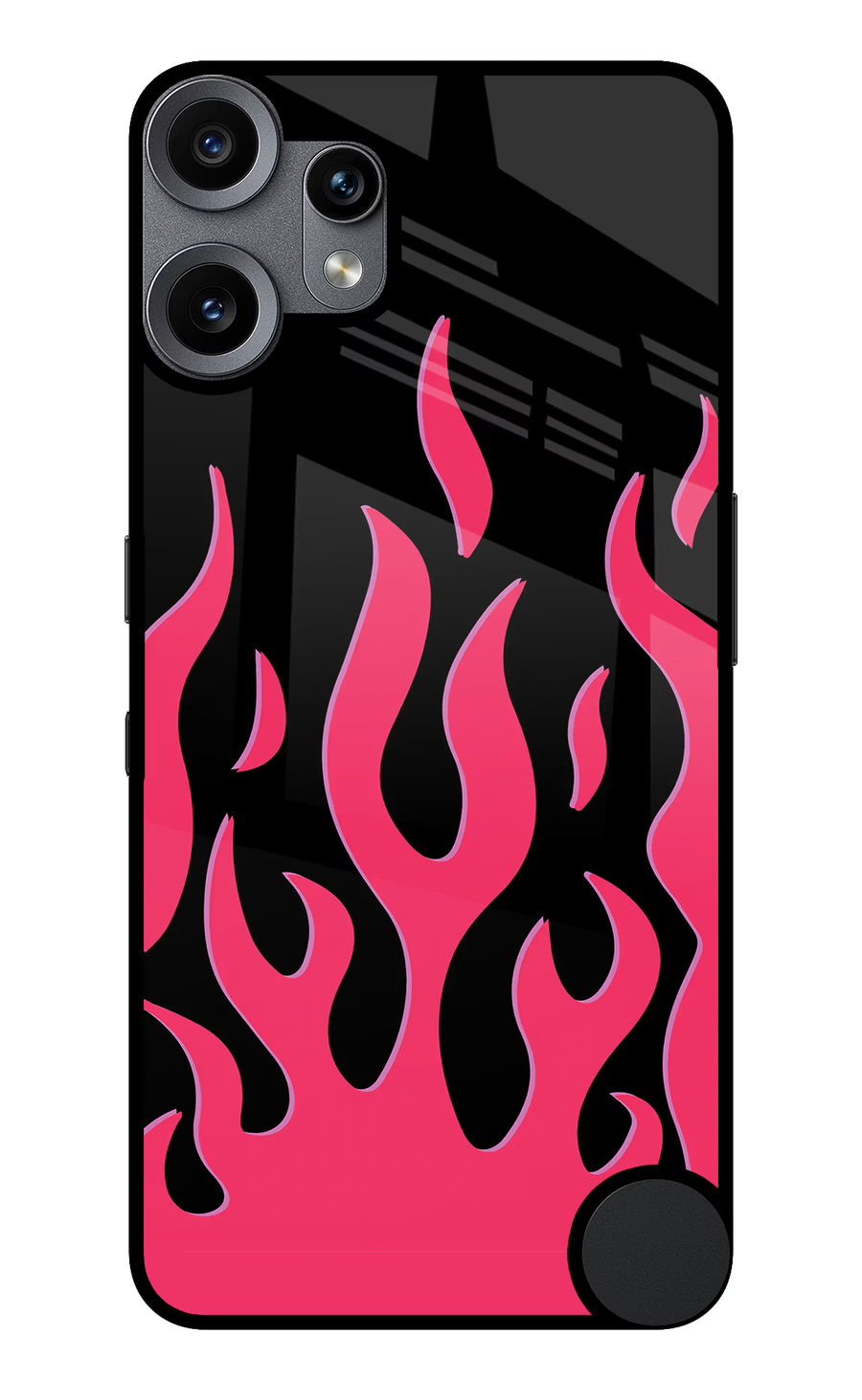 Fire Flames CMF by Nothing Phone 2 Pro Back Cover, Metal case