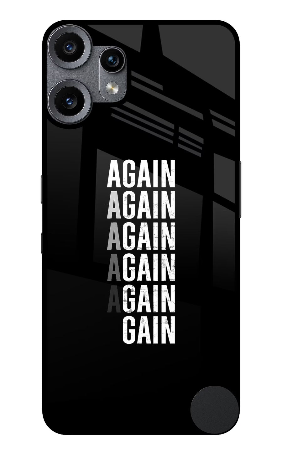 Again Again Gain CMF by Nothing Phone 2 Pro Back Cover, Metal case
