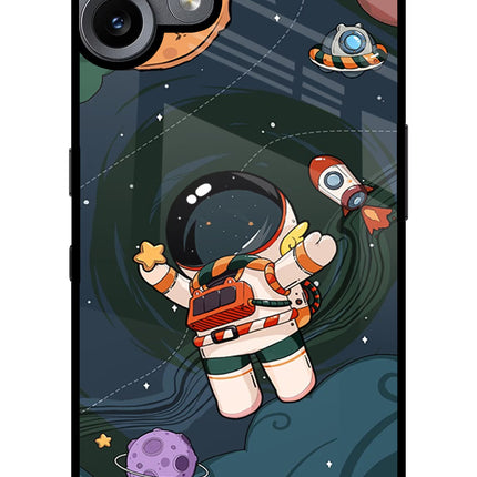 Cartoon Astronaut CMF by Nothing Phone 2 Pro Metal Case Back Cover by Casekaro