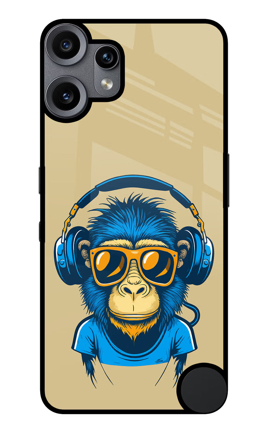 Monkey Headphone CMF by Nothing Phone 2 Pro Back Cover, Metal case