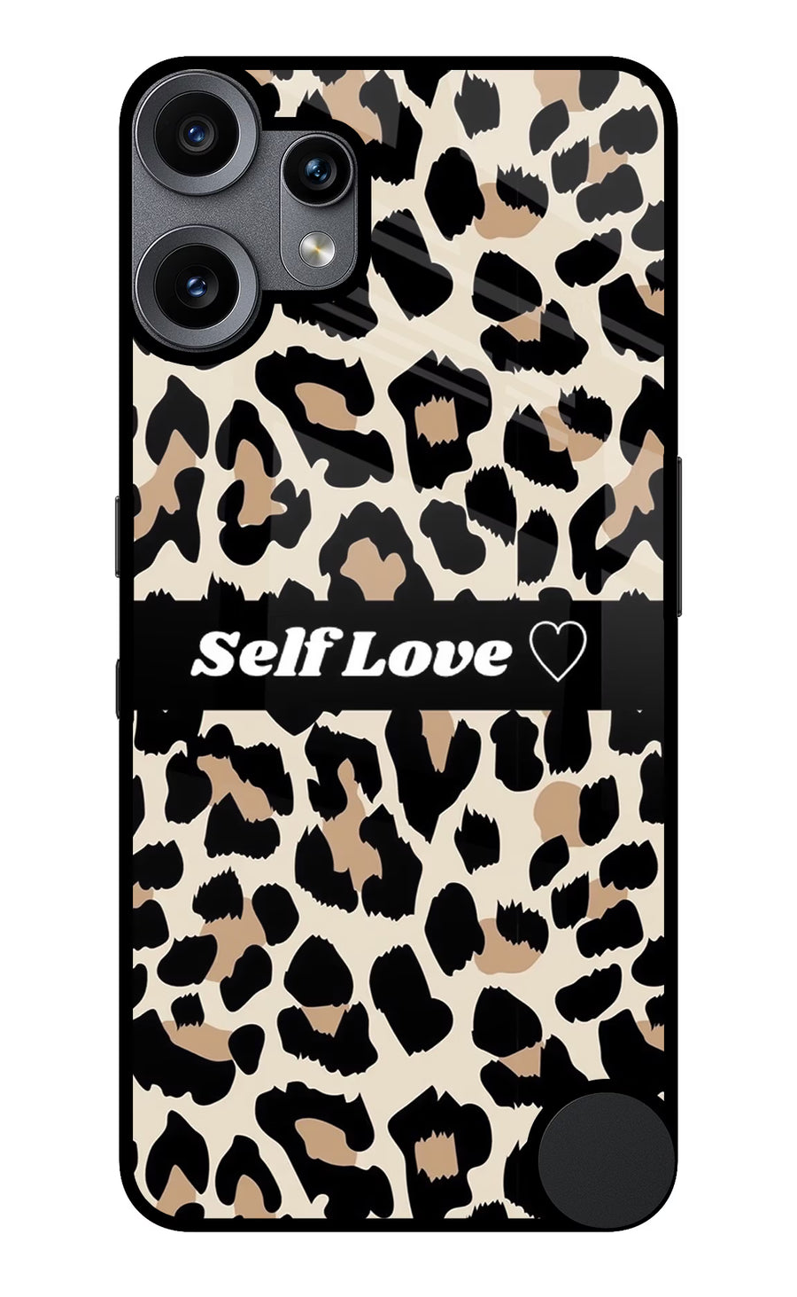 Leopard Print Self Love CMF by Nothing Phone 2 Pro Back Cover, Metal case
