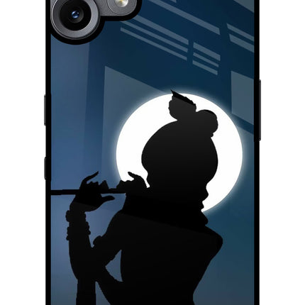Shri Krishna Silhouette CMF by Nothing Phone 2 Pro Metal Case Back Cover by Casekaro