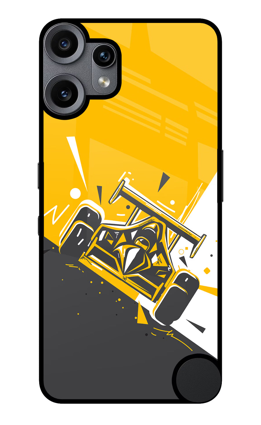 Track King CMF by Nothing Phone 2 Pro Back Cover, Metal case