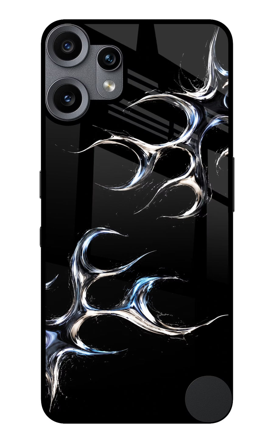 Chrome Tribal CMF by Nothing Phone 2 Pro Back Cover, Metal case