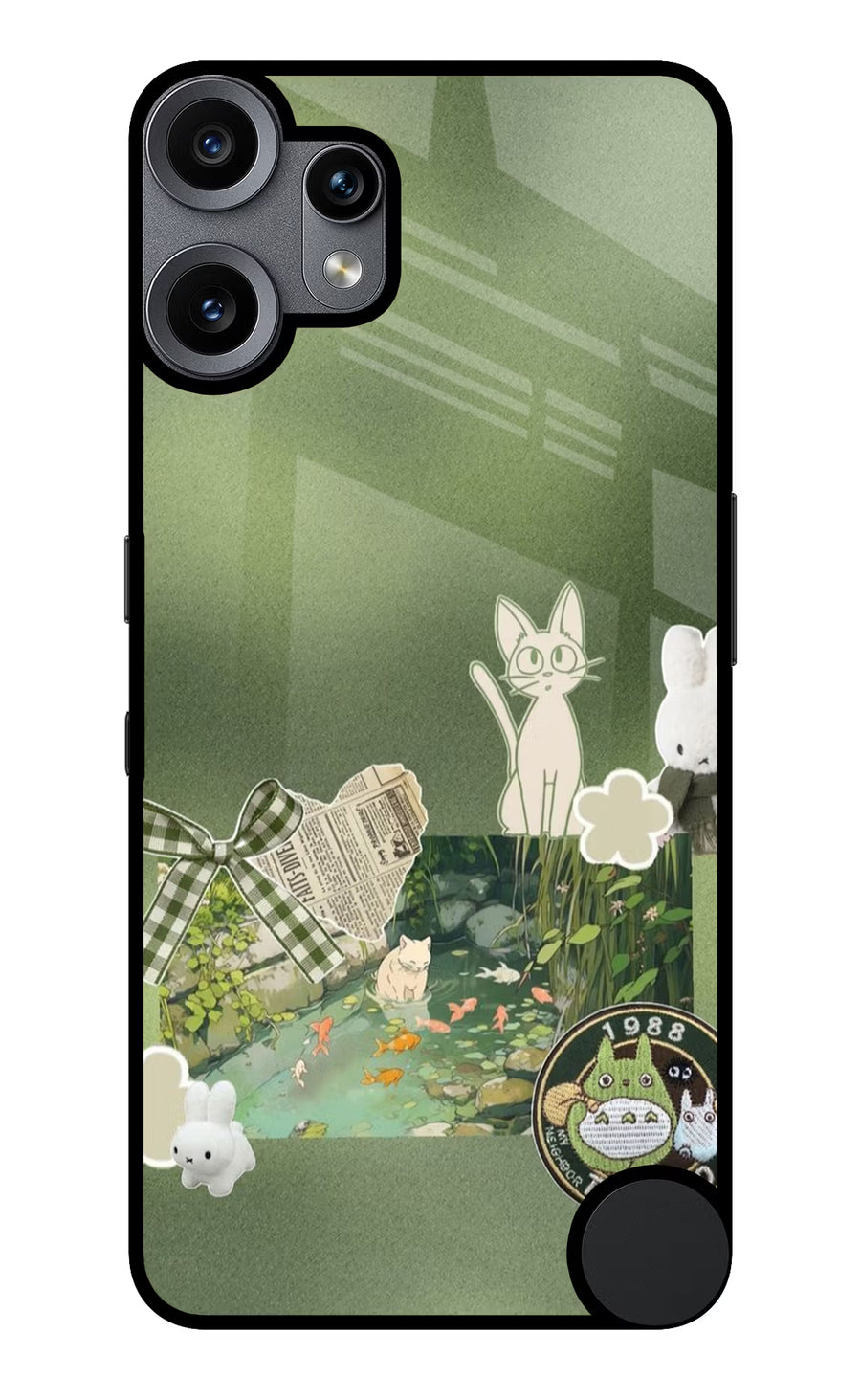 Aesthetic anime CMF by Nothing Phone 2 Pro Back Cover, Metal case