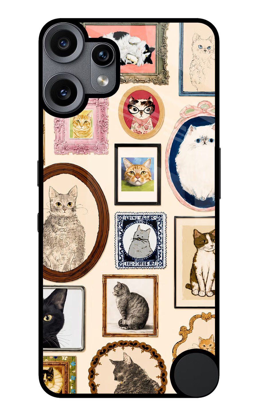 Mirror Cats CMF by Nothing Phone 2 Pro Back Cover, Metal case