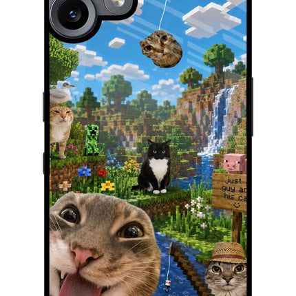 Minecraft Cat Chaos CMF by Nothing Phone 2 Pro Metal Case Back Cover by Casekaro