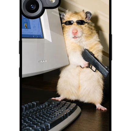 Hacker Hamster CMF by Nothing Phone 2 Pro Metal Case Back Cover by Casekaro