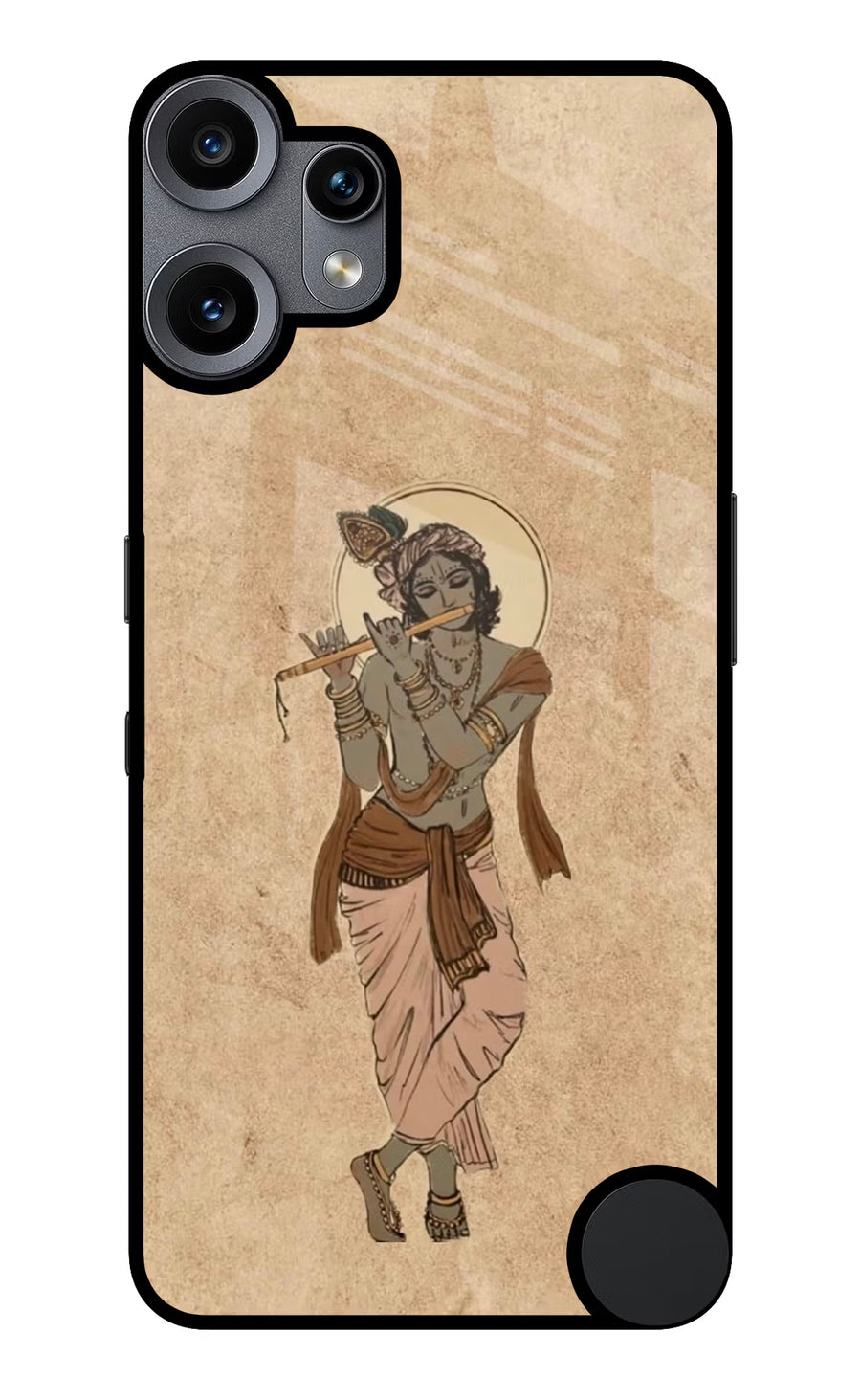 Krishna CMF by Nothing Phone 2 Pro Back Cover, Metal case