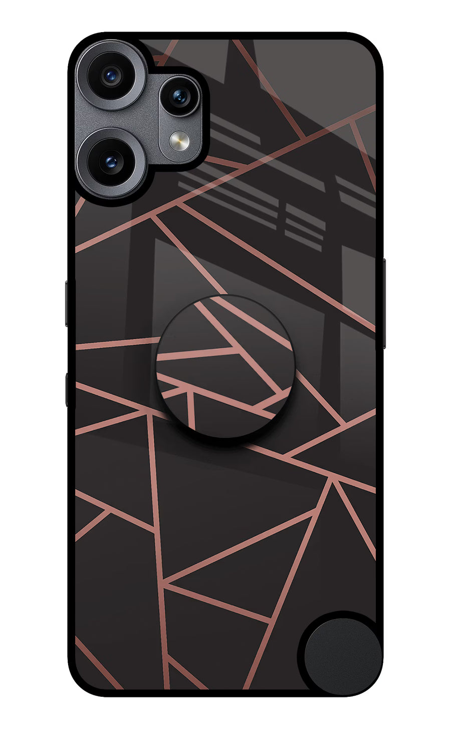 Geometric Pattern CMF by Nothing Phone 2 Pro Pop Case, Metal case