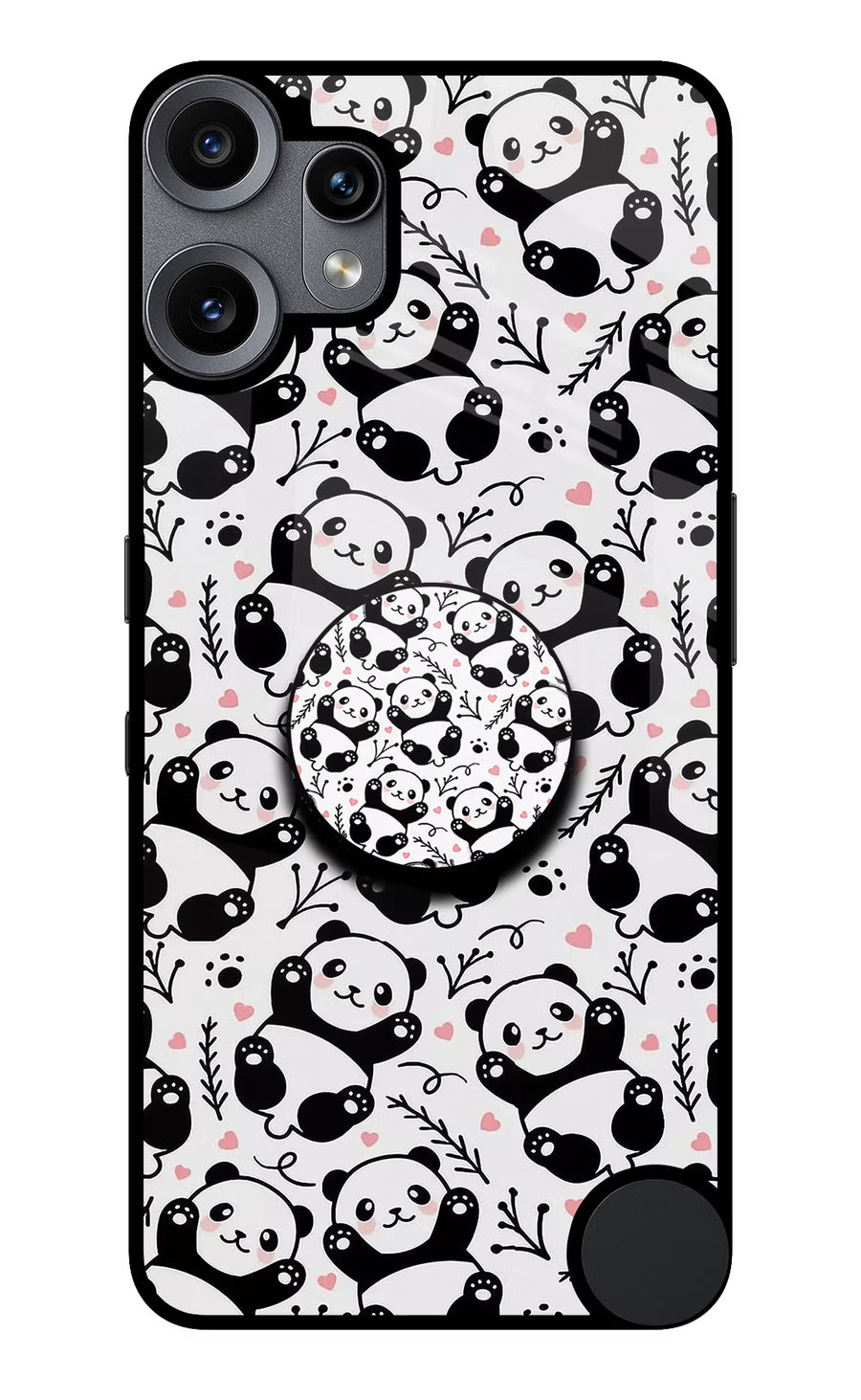 Cute Panda CMF by Nothing Phone 2 Pro Pop Case, Metal case