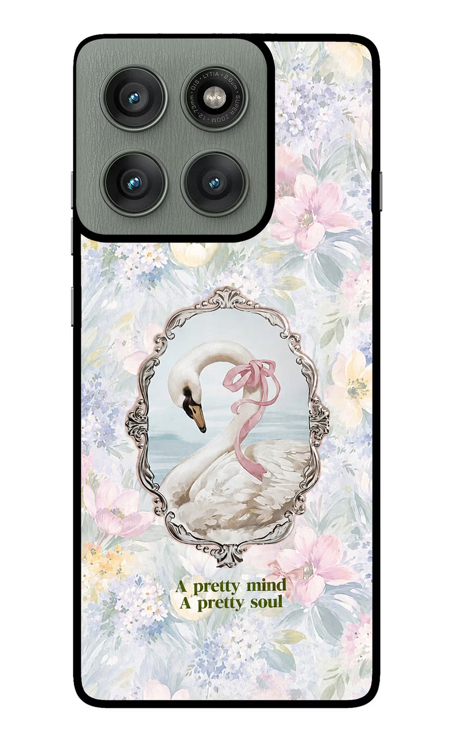 Pretty Mind Pretty Soul Moto Edge 60 Pro Back Cover, Metal case