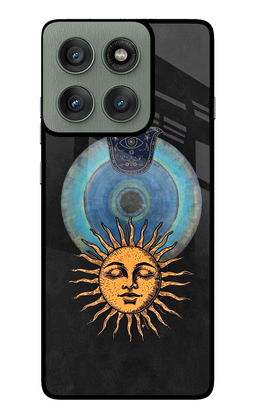 Divine Sun Moto Edge 60 Pro Back Cover, Metal case