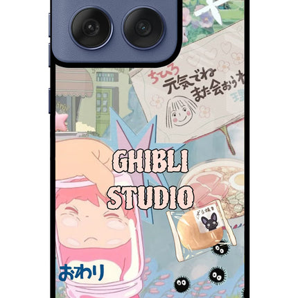 Studio Ghibli Moto Edge 60 Fusion Metal Case Back Cover by Casekaro