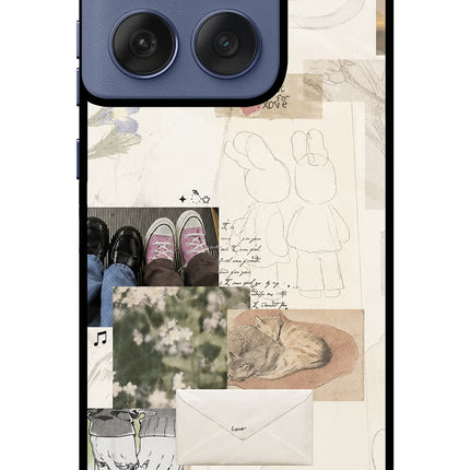 Soft Aesthetic Moto Edge 60 Fusion Metal Case Back Cover by Casekaro