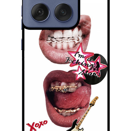 Rockstar Moto Edge 60 Fusion Metal Case Back Cover by Casekaro