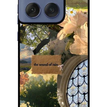 Rain Moto Edge 60 Fusion Metal Case Back Cover by Casekaro