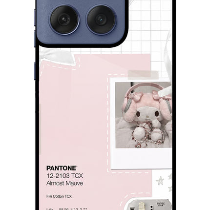 Pantone Asthetic Moto Edge 60 Fusion Metal Case Back Cover by Casekaro
