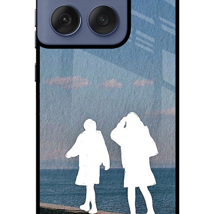 Coastal Dream Moto Edge 60 Fusion Metal Case Back Cover by Casekaro