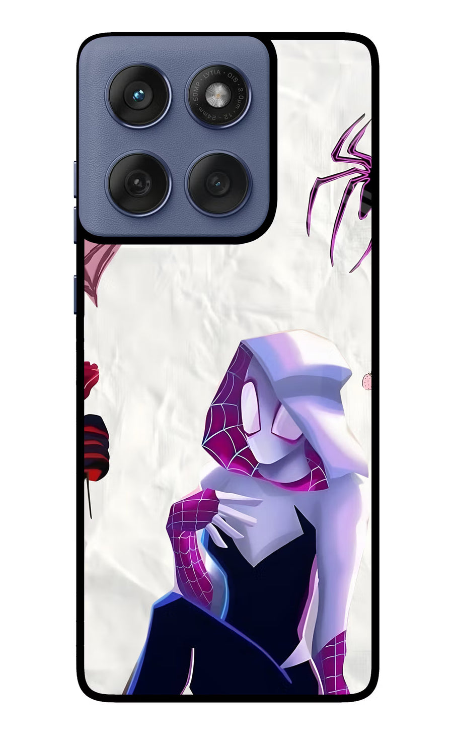 Gwen Verse Moto Edge 60 Fusion Back Cover, Metal case