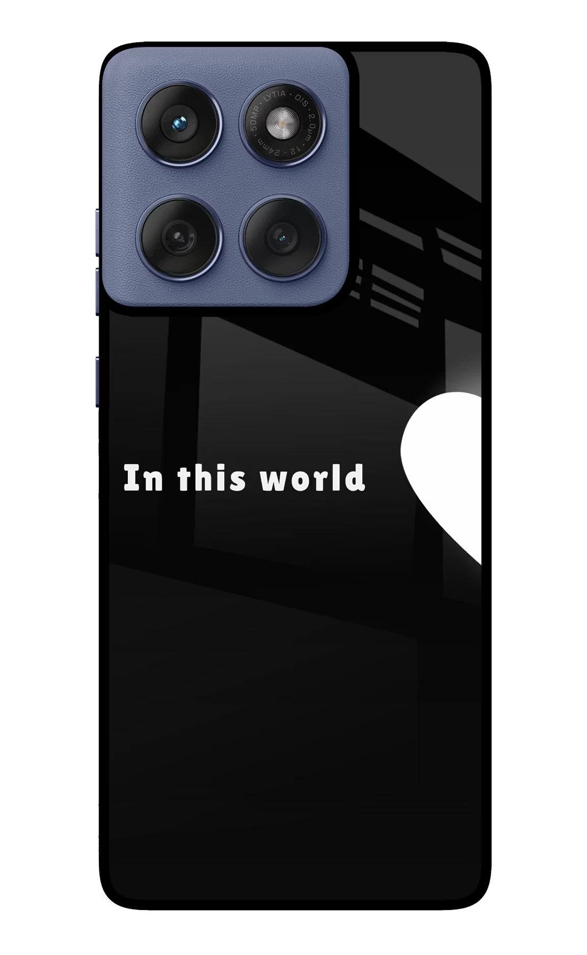 This World Moto Edge 60 Fusion Metal Case Back Cover by Casekaro