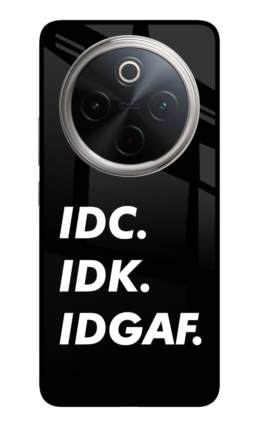 Idc Idk Idgaf Vivo T4 5G Back Cover, Metal case