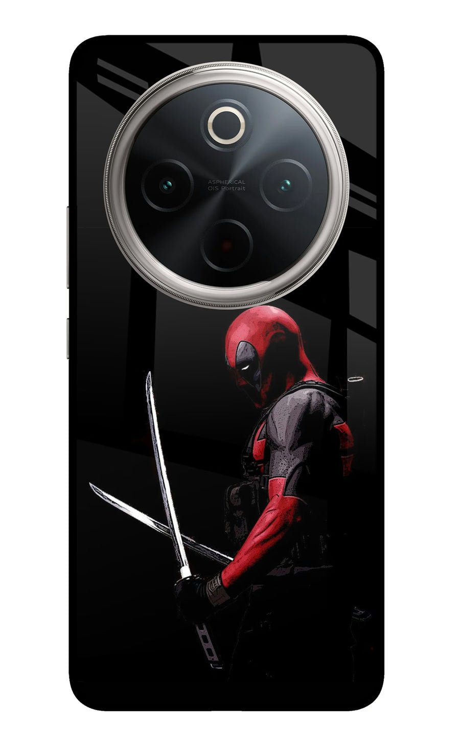 Deadpool Vivo T4 5G Back Cover, Metal case