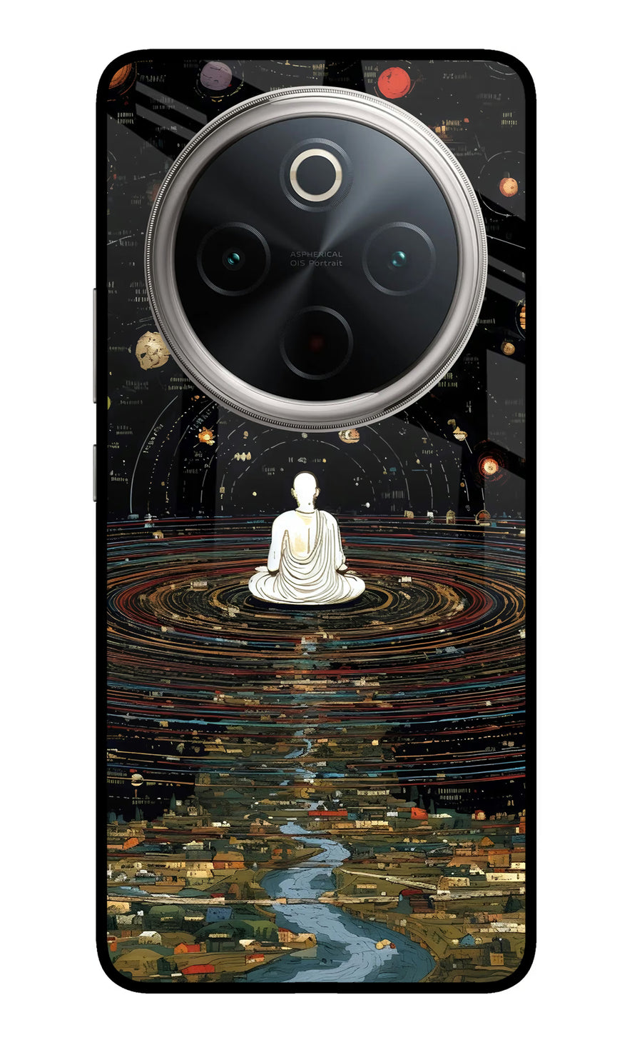 Space Monk Vivo T4 5G Back Cover, Metal case