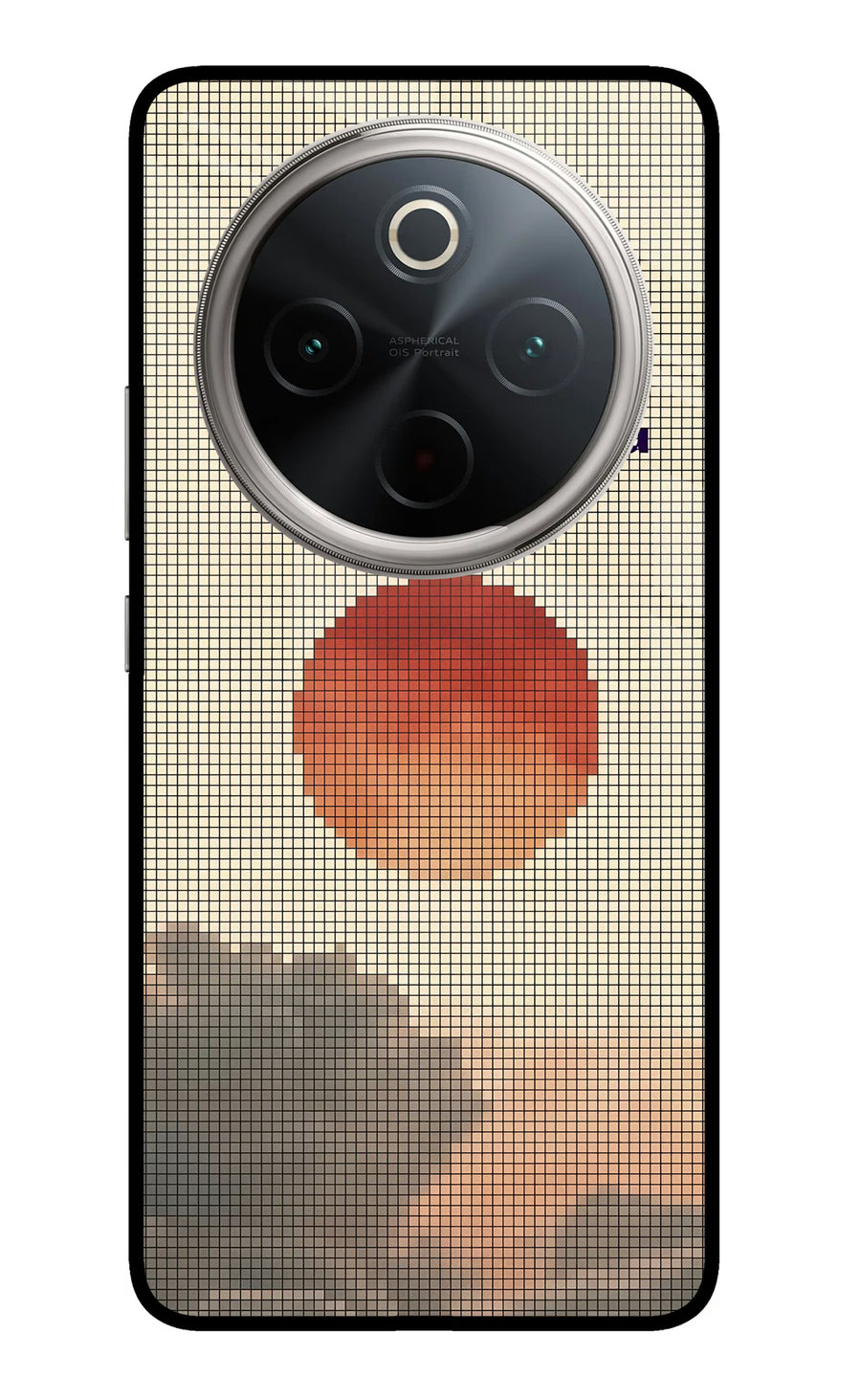 Pixel Sun Vivo T4 5G Back Cover, Metal case