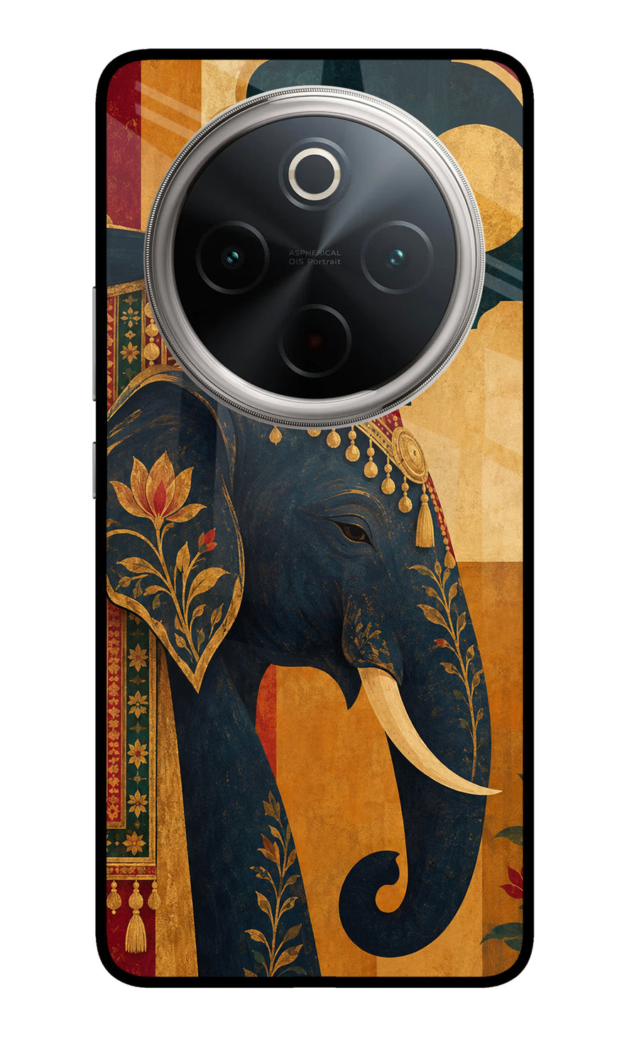 Royal Elephant Vivo T4 5G Back Cover, Metal case
