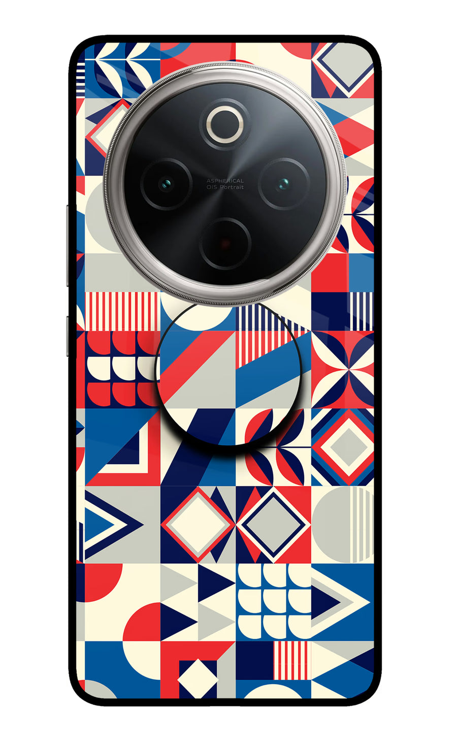 Colorful Pattern Vivo T4 5G Pop Case, Metal case