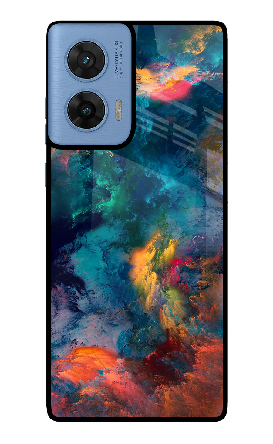 Artwork Paint Moto G96 5G Back Cover, Metal case