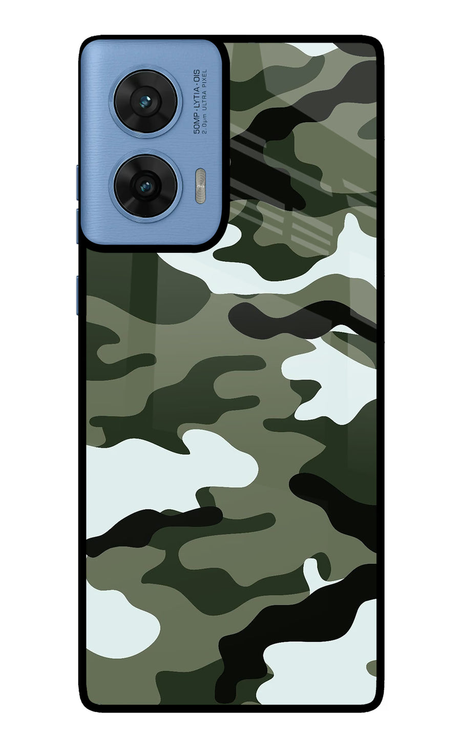 Camouflage Moto G96 5G Back Cover, Metal case