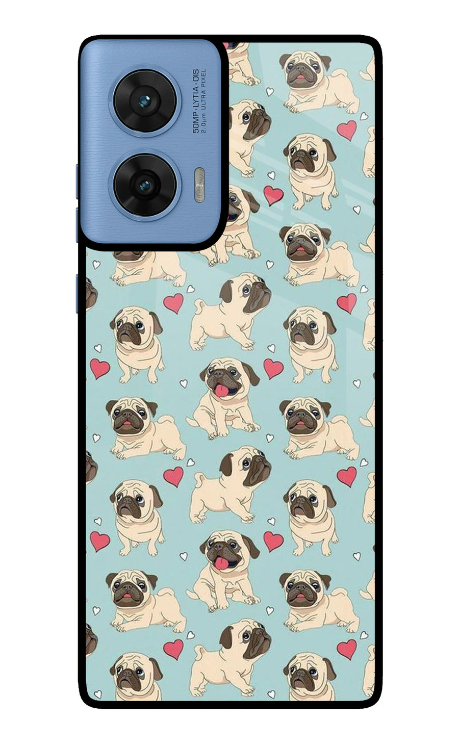 Pug Dog Moto G96 5G Back Cover, Metal case