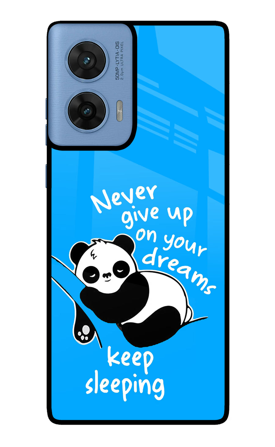 Keep Sleeping Moto G96 5G Back Cover, Metal case