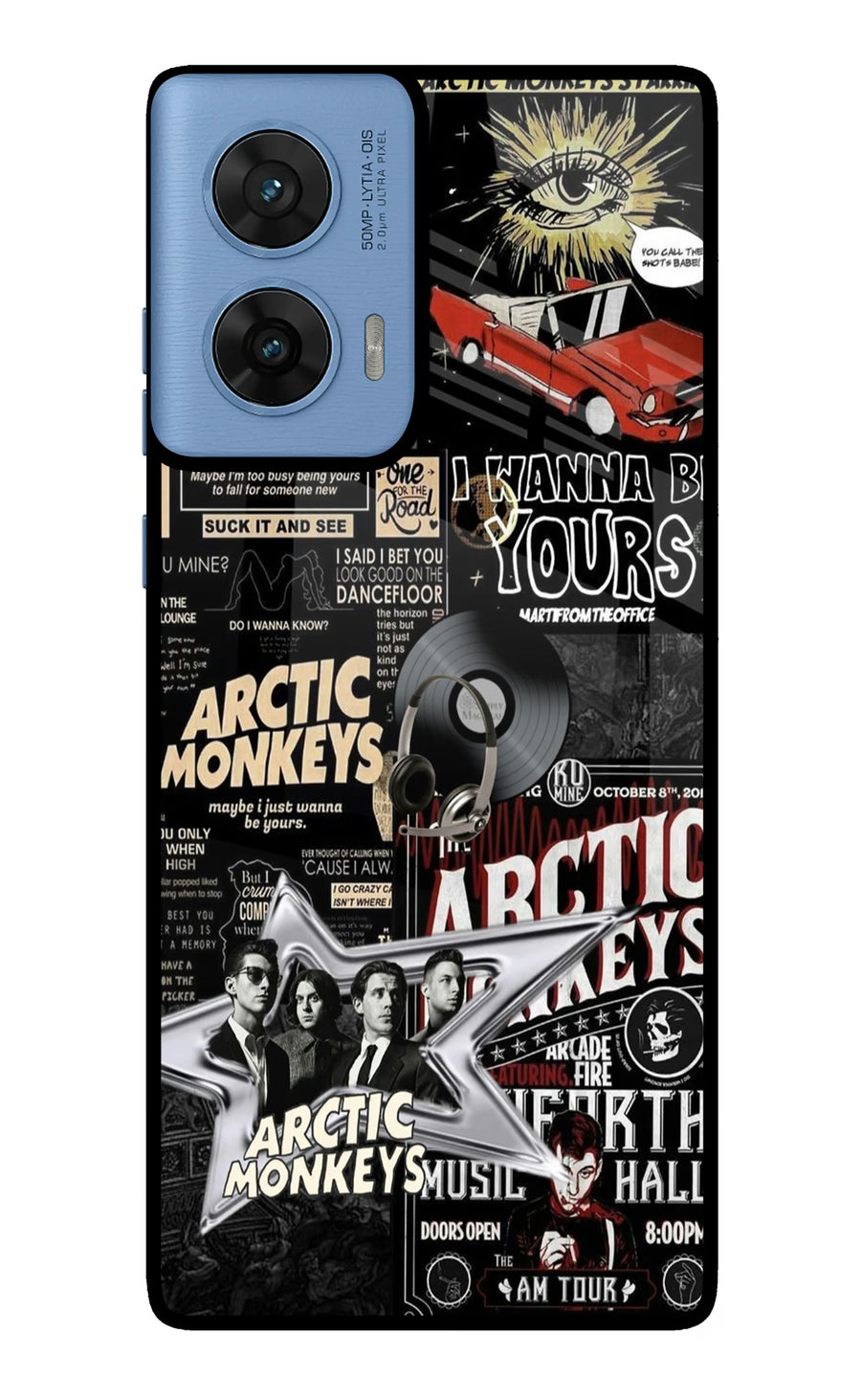 Arctic Monkeys Moto G96 5G Back Cover, Metal case