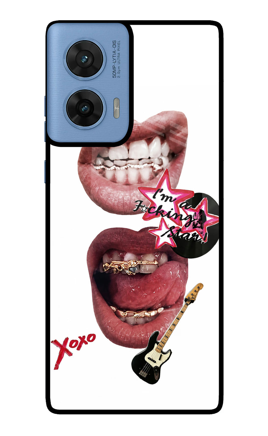 Rockstar Moto G96 5G Back Cover, Metal case