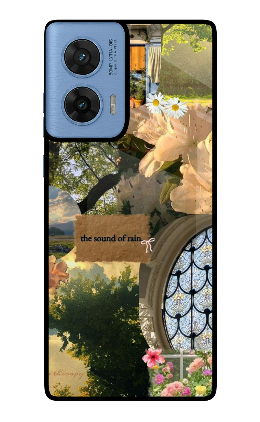 Rain Moto G96 5G Back Cover, Metal case