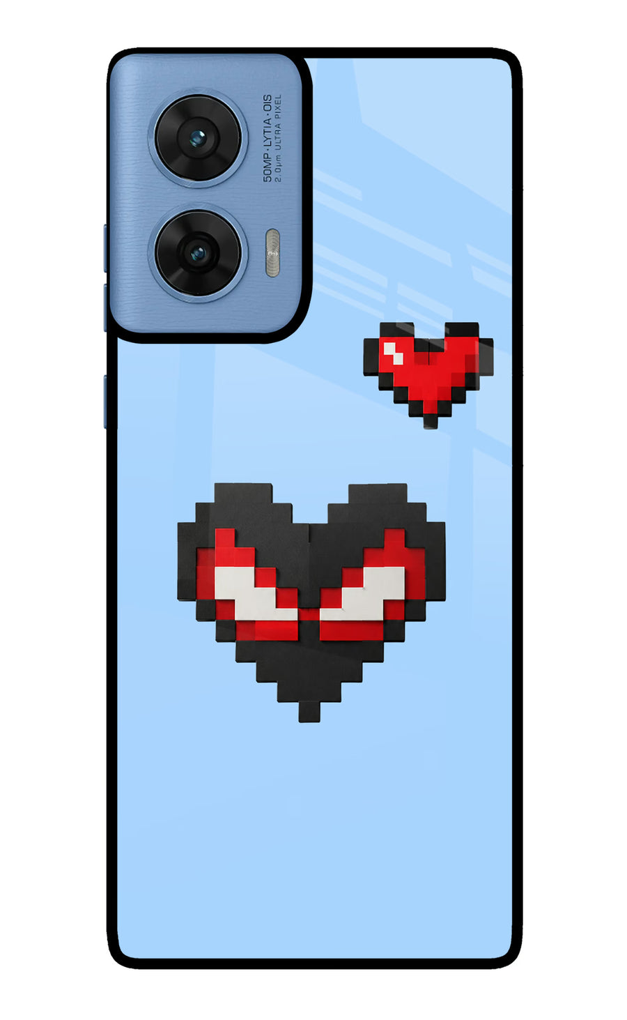 Peter Heart Moto G96 5G Back Cover, Metal case