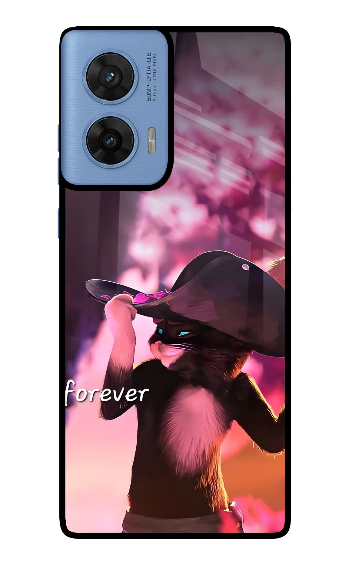 Forever Cat Moto G96 5G Metal Case Back Cover by Casekaro