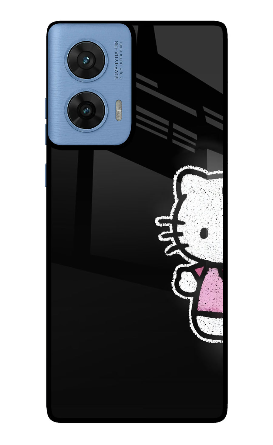 Kitty Charm Moto G96 5G Back Cover, Metal case