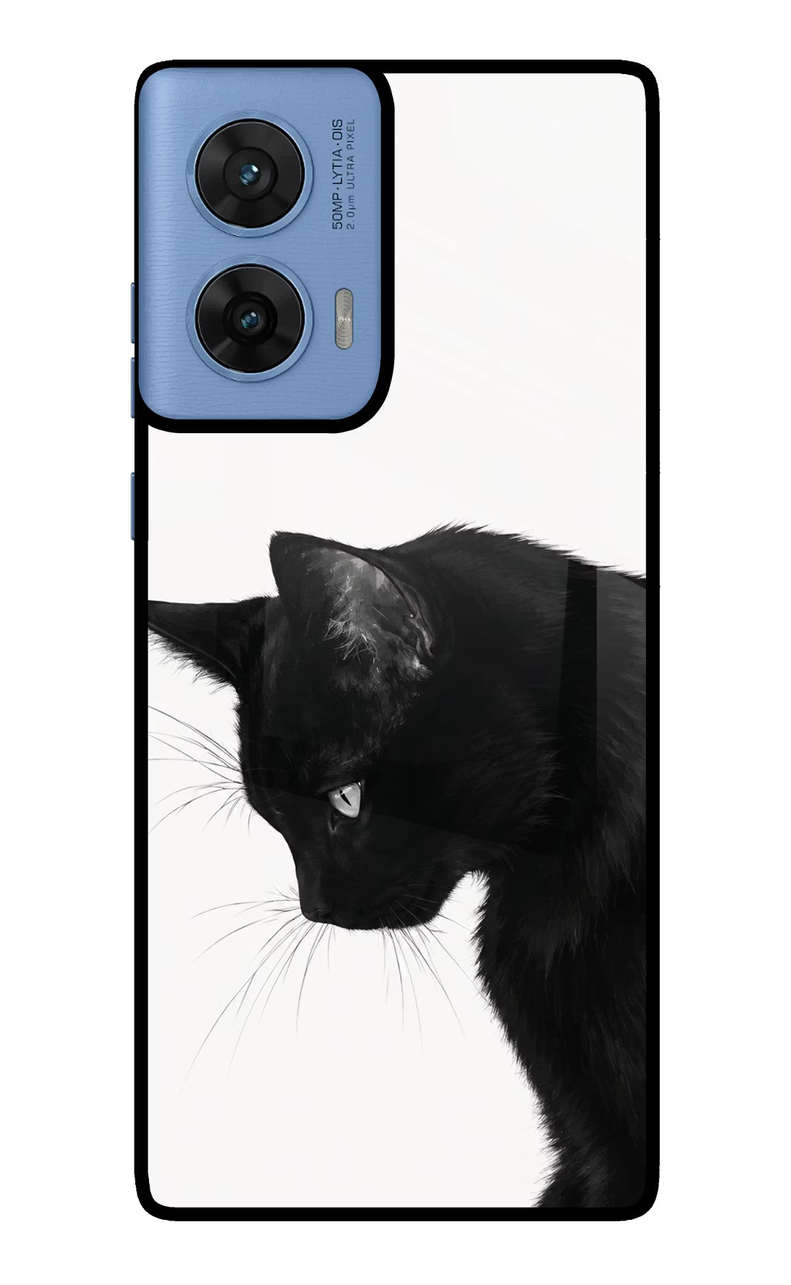 Shadow Gaze Moto G96 5G Metal Case Back Cover by Casekaro
