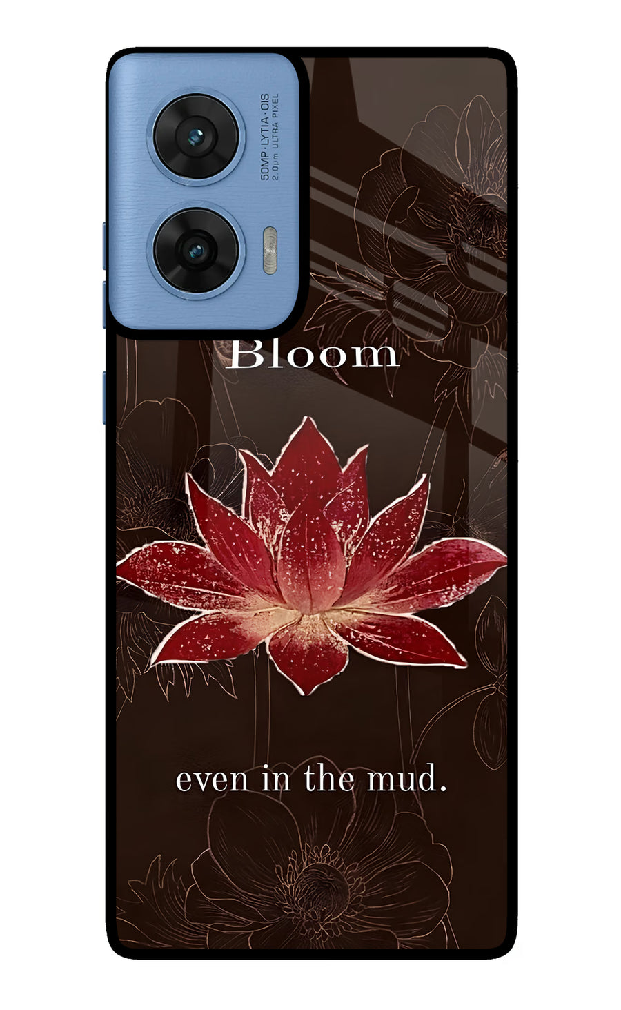 Bloom Moto G96 5G Back Cover, Metal case