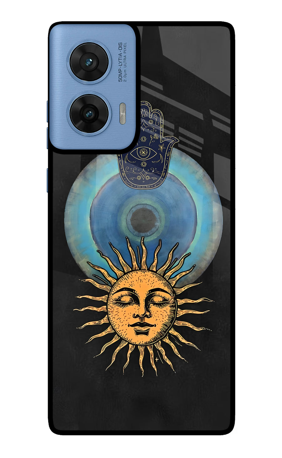 Divine Sun Moto G96 5G Back Cover, Metal case